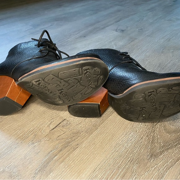 Korks by Kork-Ease Women's Leather
Block Heel Roana Ankle Boots Size 9 - Picture 4 of 6